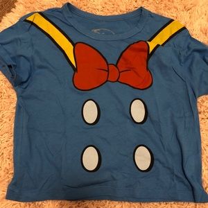 Donald duck Disney crop tee